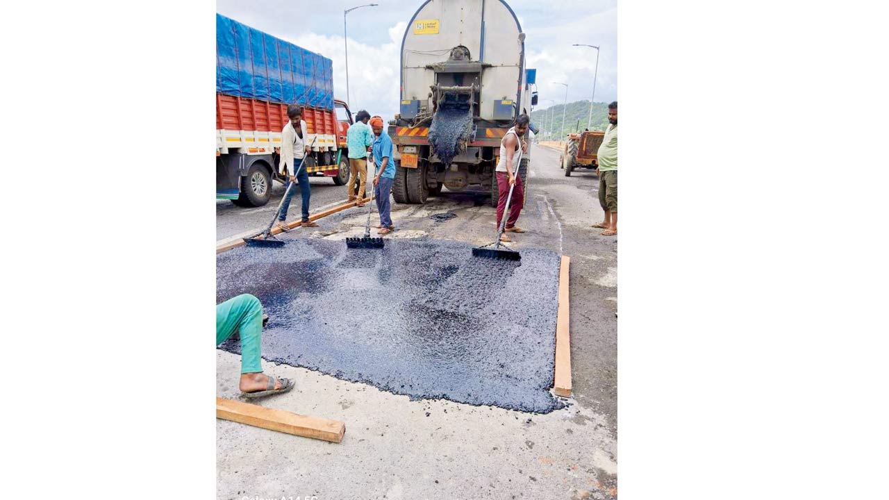 Repair work carried out on the Varsova bridge