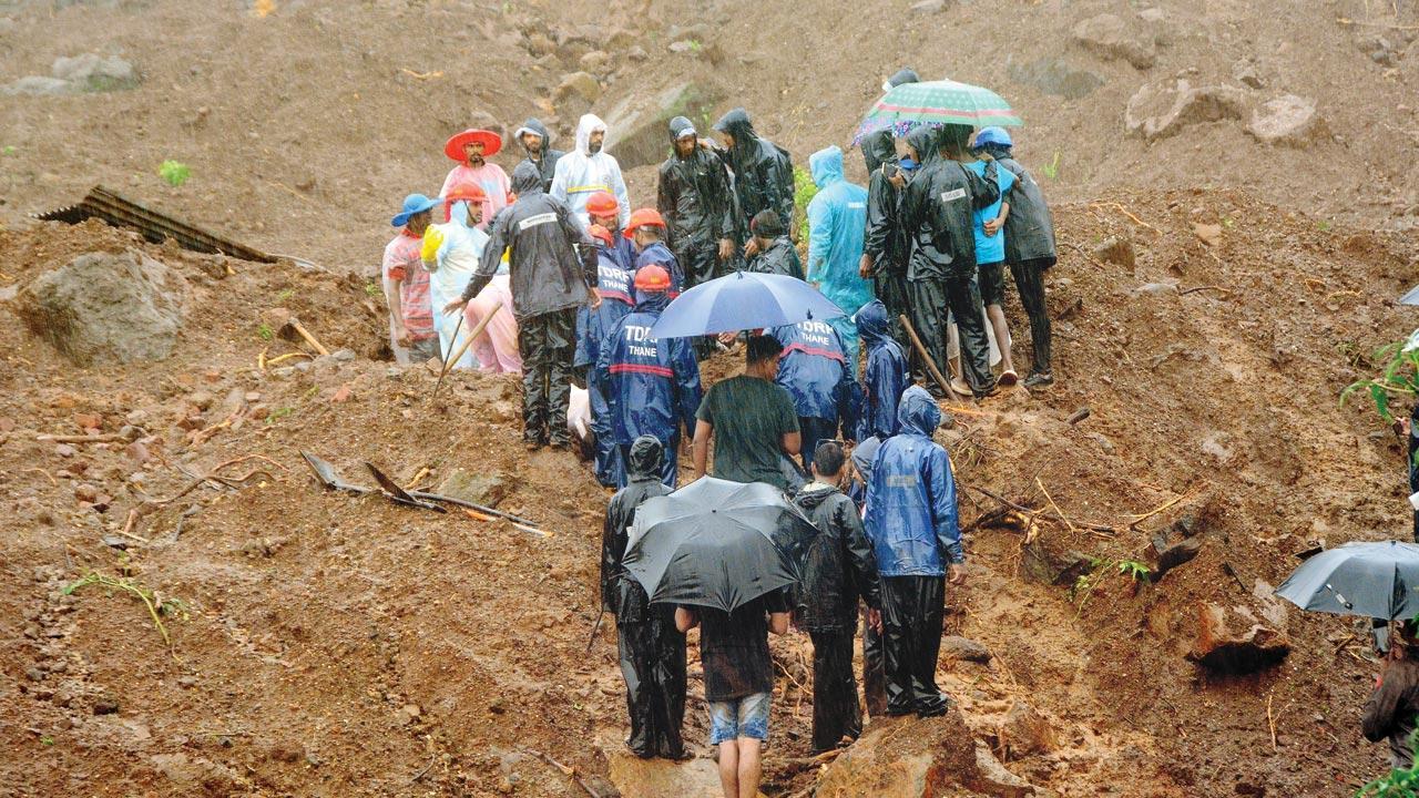 Raigad landslide: Rescuers had a tough task getting to site