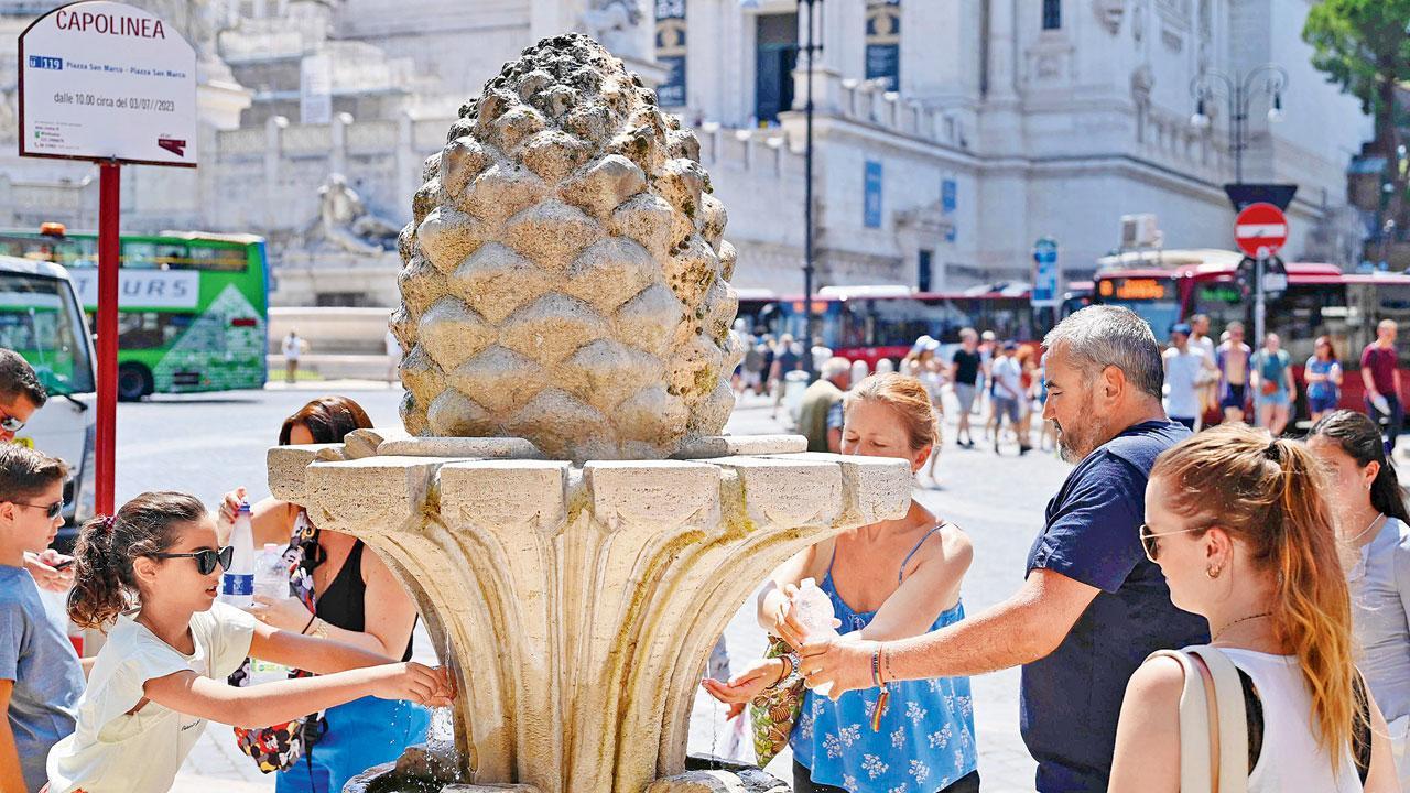 Europe sizzles in a heatwave