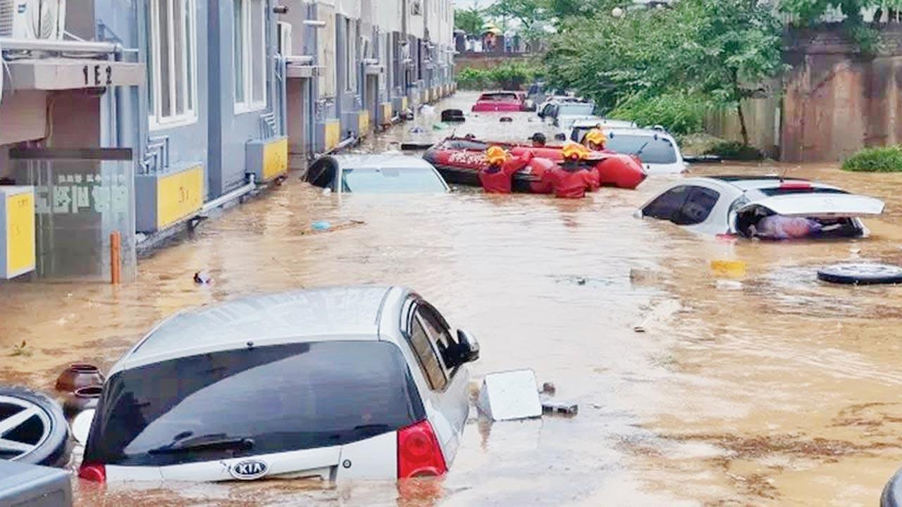 S Korea’s death toll from floods hits 40