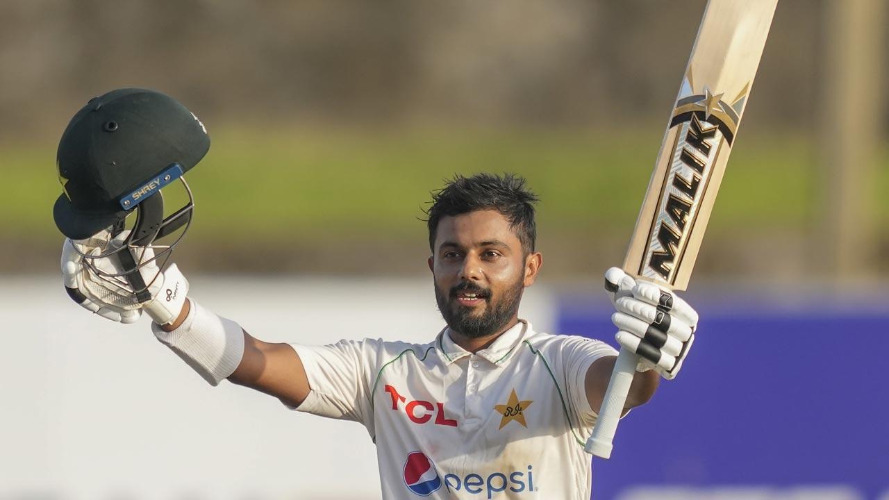 Saud Shakeel`s unbeaten 208 put Pakistan in commanding position against Lanka