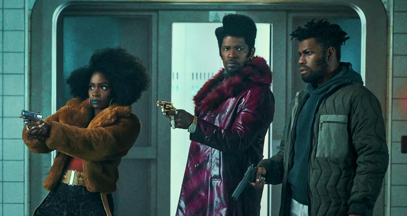 Join Fontaine (John Boyega), Yo-Yo (Teyonah Parris), and Slick Charles (Jamie Foxx) on their thrilling quest to uncover the truth behind the mind-boggling events in their town.