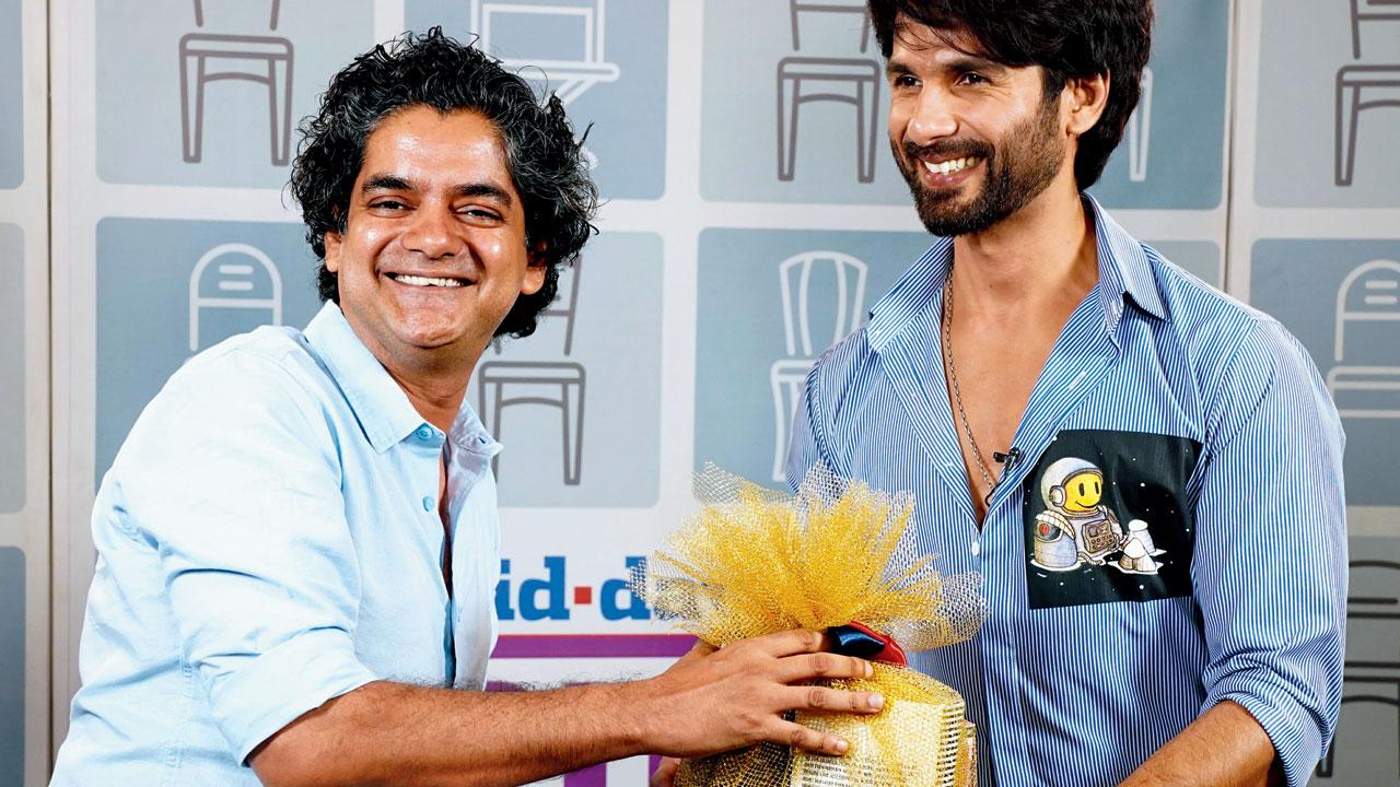 A token of our appreciation to Shahid Kapoor