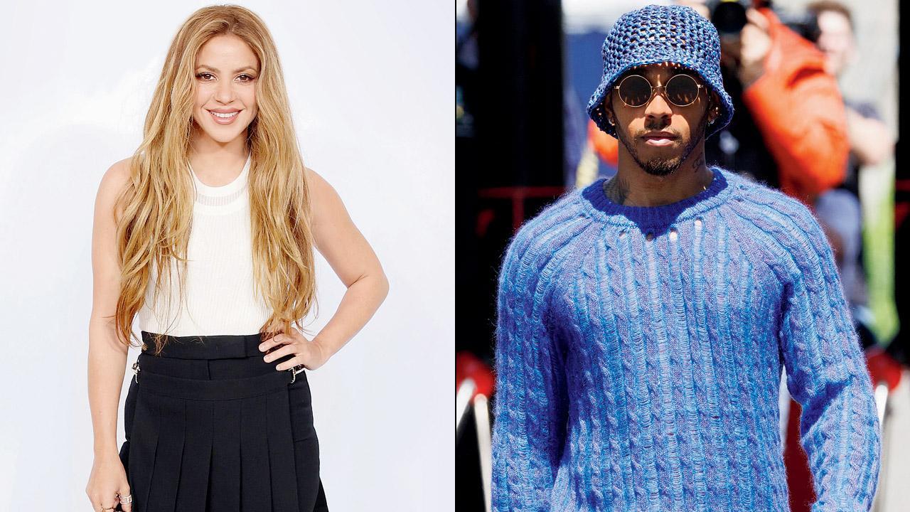 Hamilton, Shakira party hard!