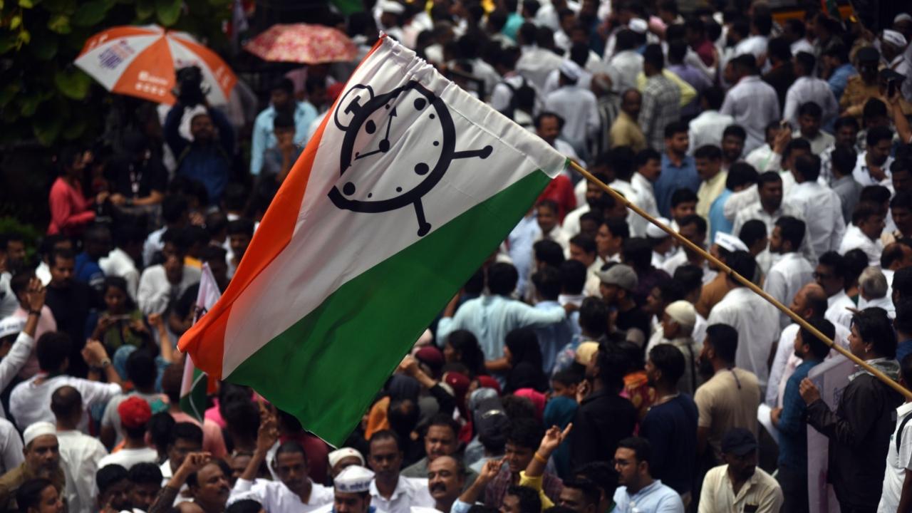 On Ajit Pawar-led faction approaching Election Commission and staking claim to the party symbol, the veteran politician assured his supporters that he won't allow anyone to snatch the party symbol