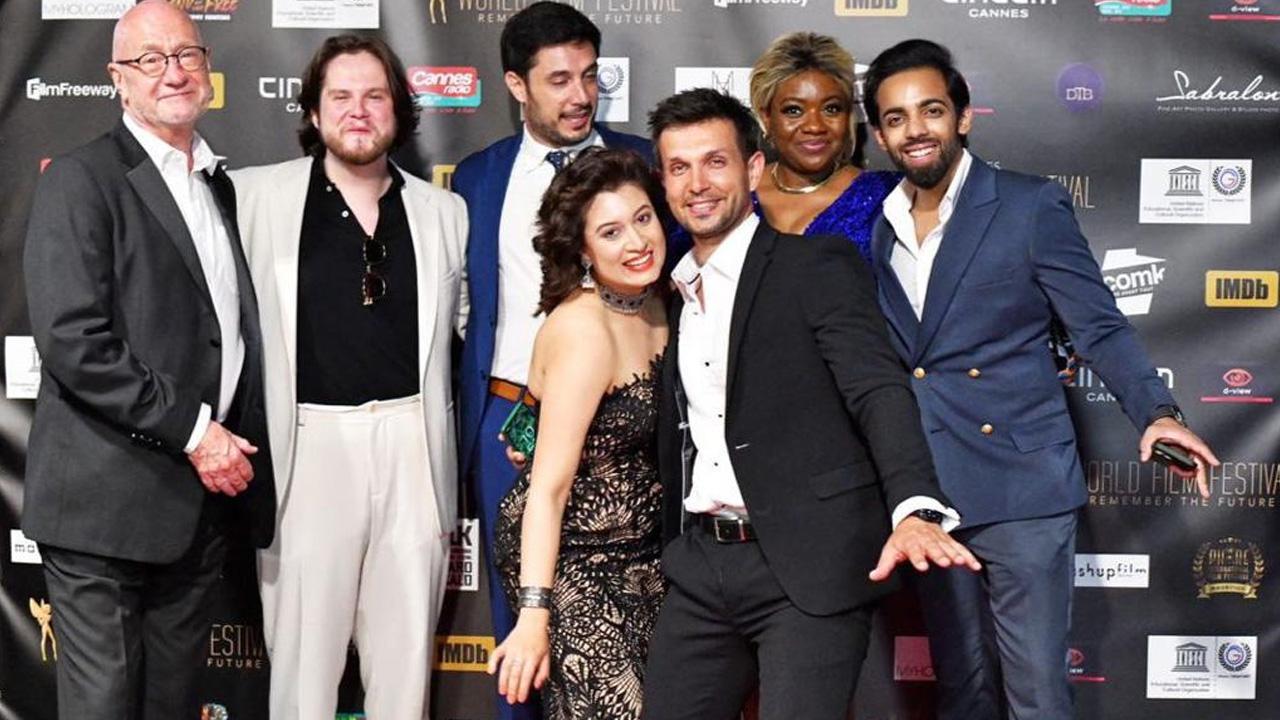 Actor Sharib Hashmi, Keshavi Jaharia's film Cybershot won the 'Best Artificial Intelligence Film' at the Cannes World Film Festival 