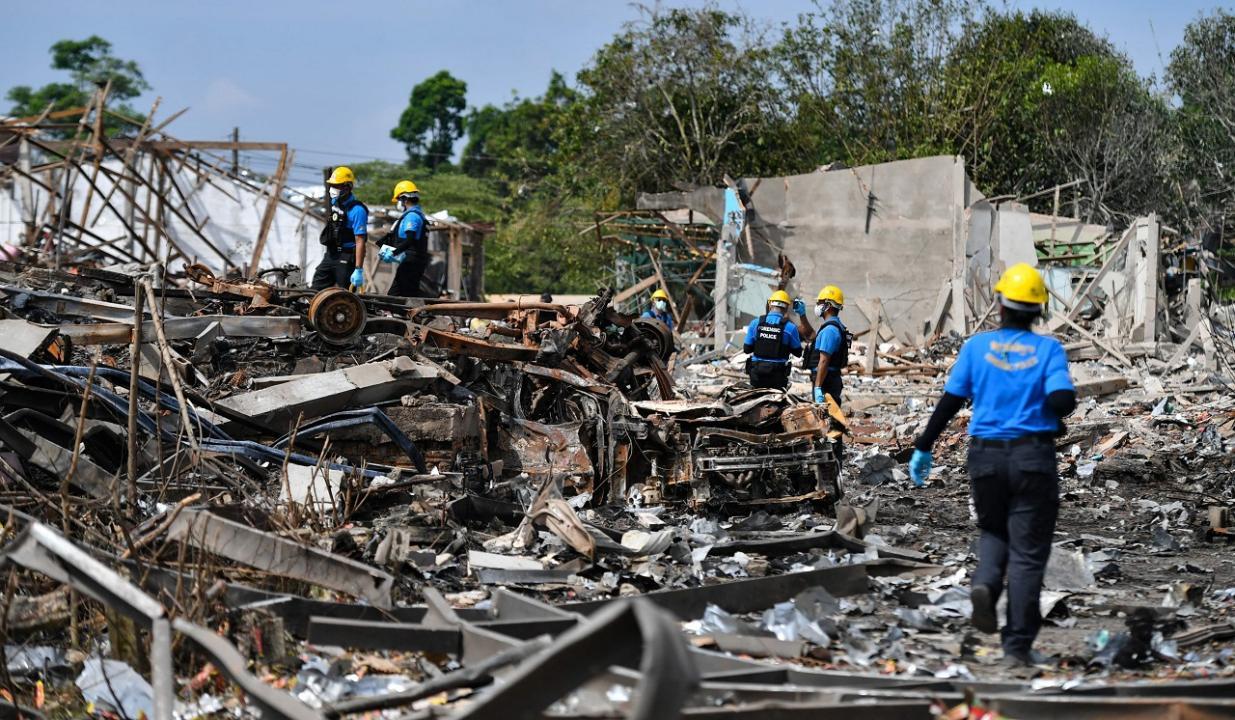 Death toll rises to 12 in Thailand fireworks warehouse explosion