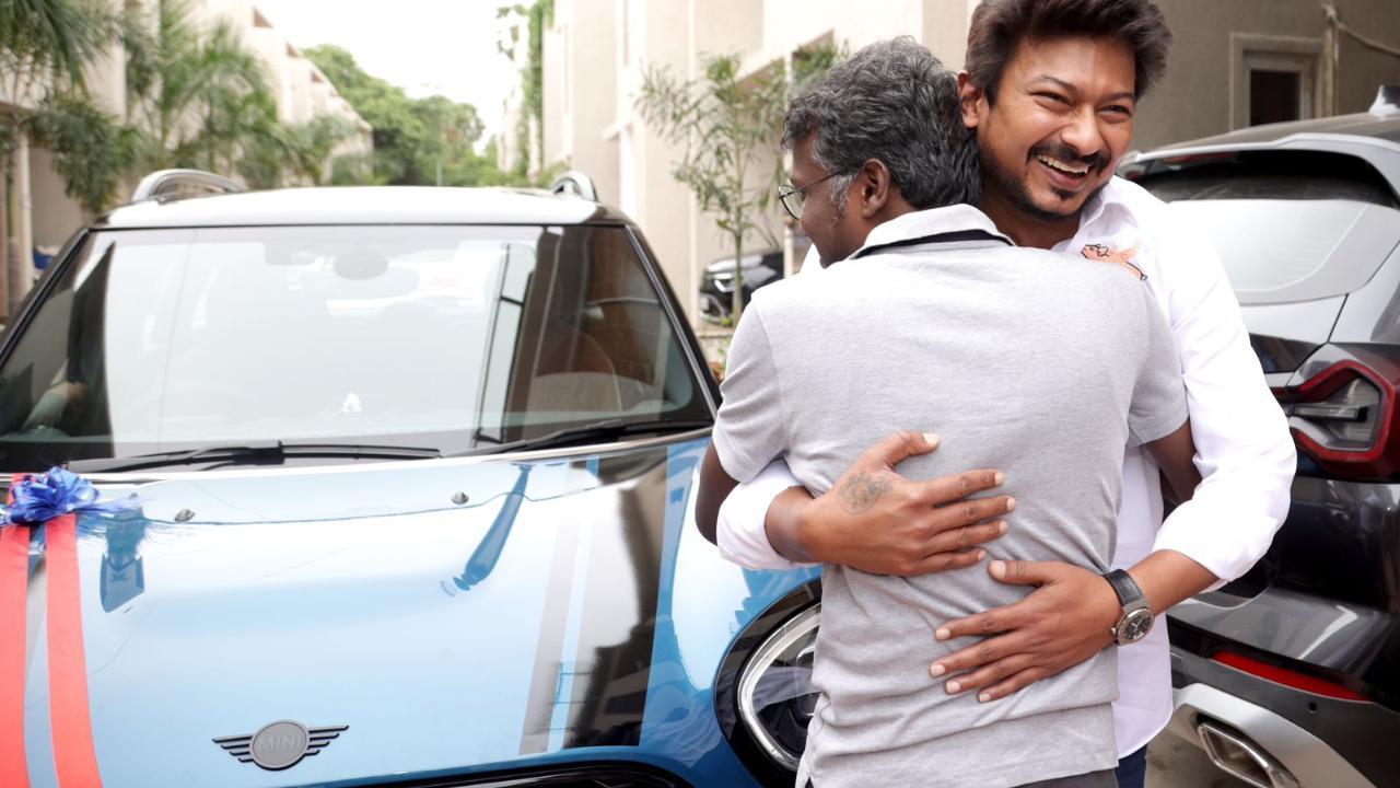 Udhayanidhi Stalin surprises director Mari Selvaraj with luxury car worth Rs 40 Lakhs