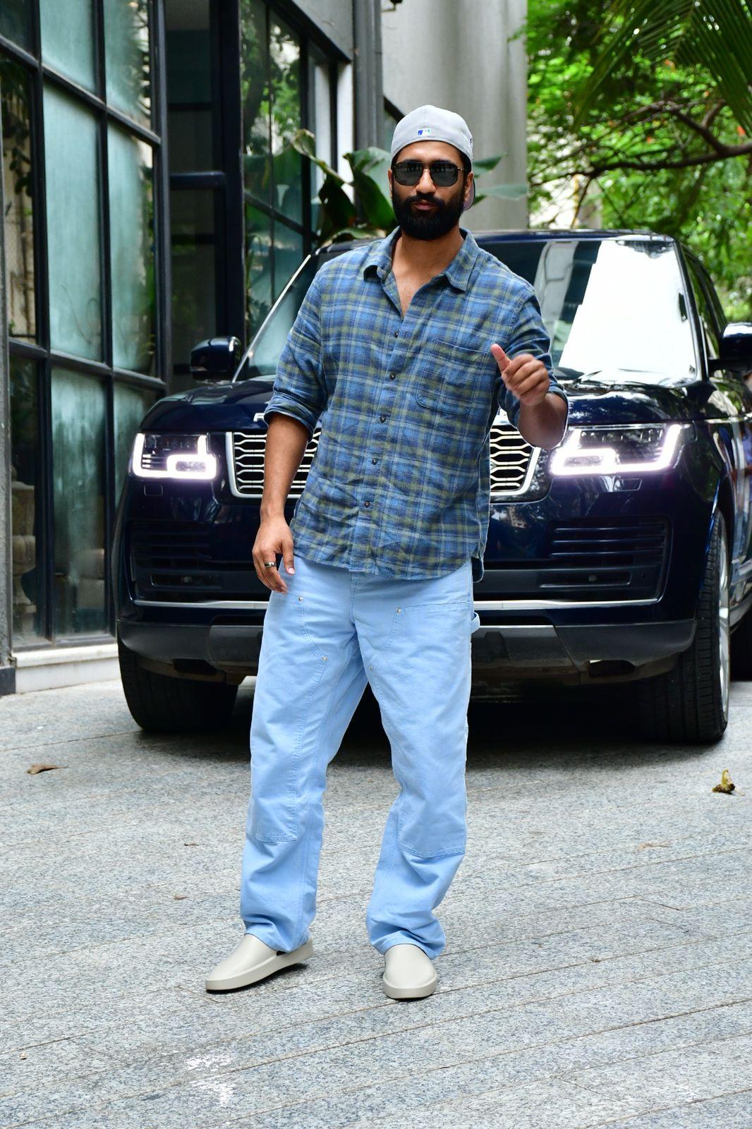 With his infectious smile and effortless charisma, he was spotted in casual outfit with black glasses