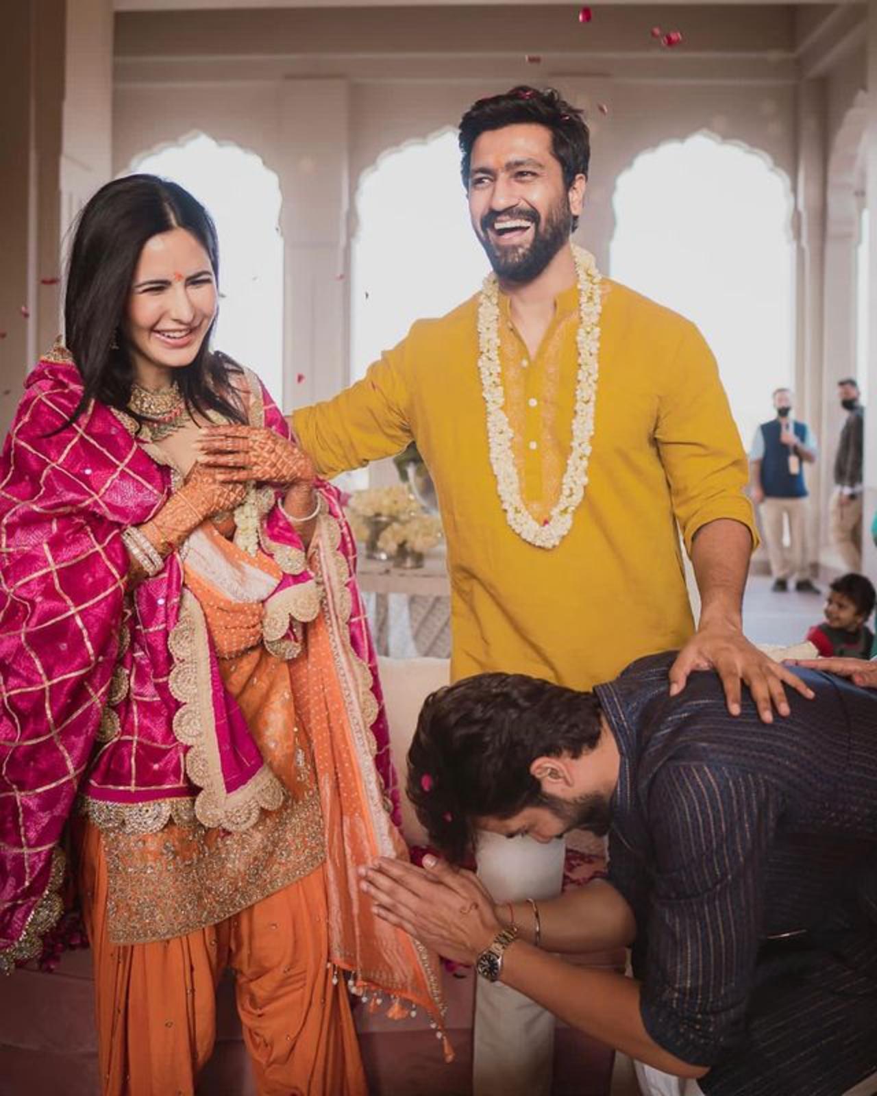 Katrina and Vicky's wedding was an intimate event, with only the couple's family and close friends in attendance