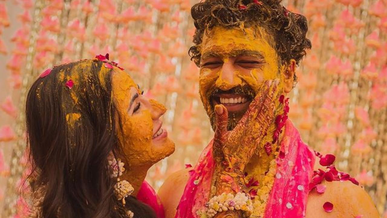 Vicky in a press conference revealed that her 'celebrity crush' is his 'Dharam Patni' 