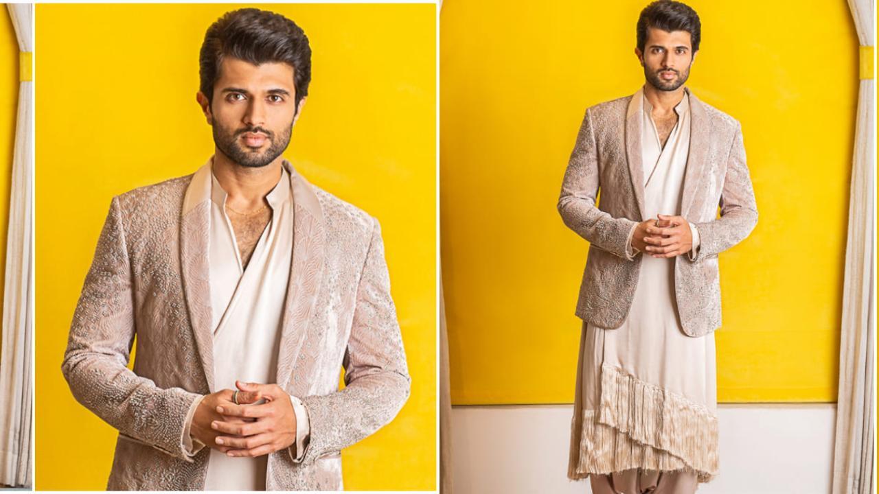 Vijay Deverakonda does glam like never before in a Rs 3,15,500 outfit