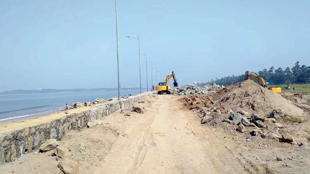 Mumbai: ‘Who allowed seawall at Aksa beach?’