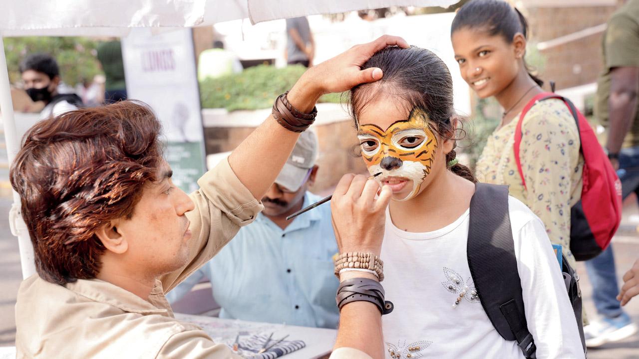 A girl getting her face painted at a previous edition. Pics courtesy/Sanctuary Photo Library