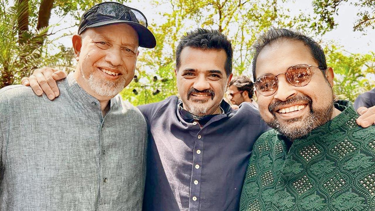 (From left) Loy Mendonsa, Ehsaan Noorani and Shankar Mahadevan