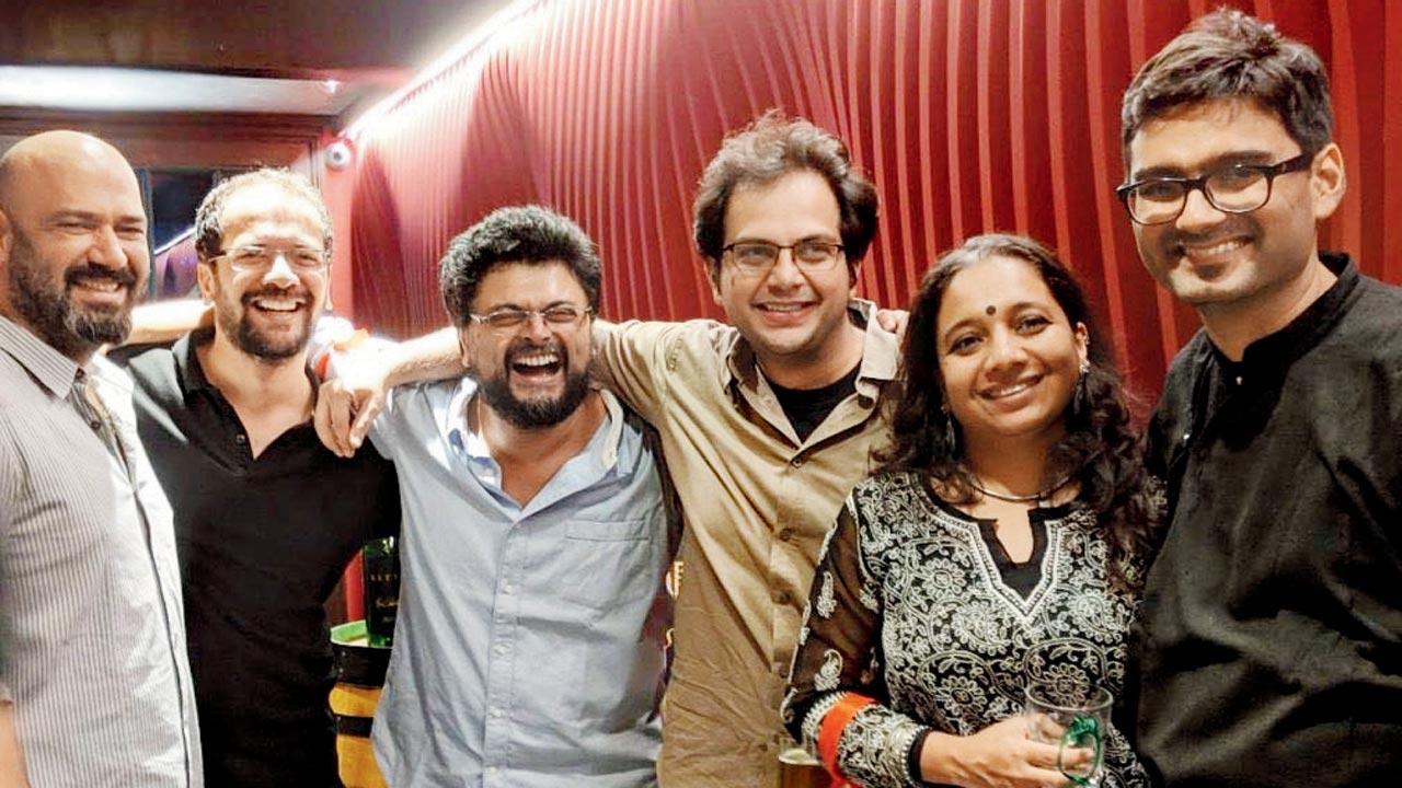 (From left) Nadir Khan, Vivek Madan, Arghya Lahiri, Vivek Rao, Toral Shah and Quasar Thakore Padamsee	