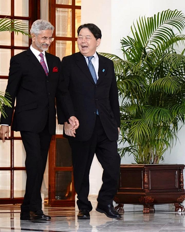 In an address at the India-Japan Forum, the visiting minister also referred to an assertion by the leaders of the G7 countries in the grouping's Hiroshima summit in May that any attempts to change the status quo by force cannot be tolerated anywhere