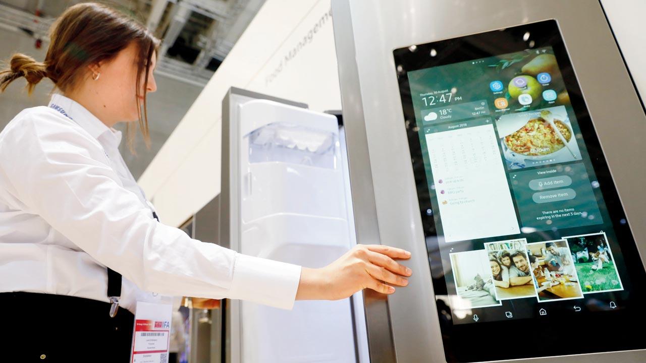 Internet connected refrigerator