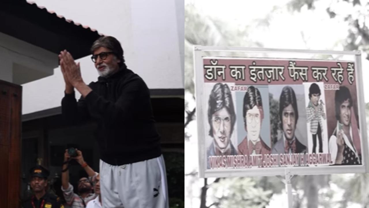 A new tradition: Amitabh Bachchan posts weekly montage of his Sunday Jalsa meet-and-greet with fans 
