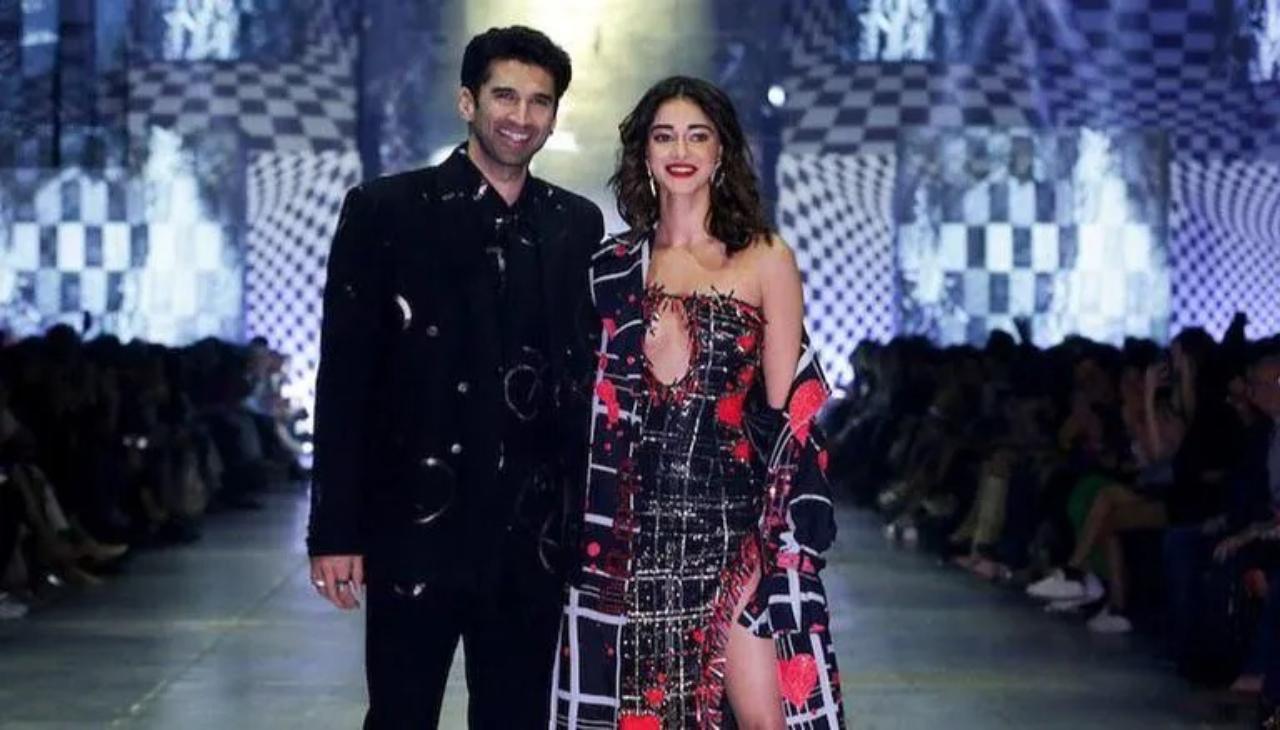 They walked the ramp together in outfits fashioned by Manish Malhotra