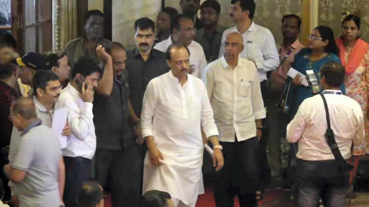 NCP leaders Chhagan Bhujbal, Dilip Walse Patil and Hasan Mushrif sworn in as Maharashtra ministers