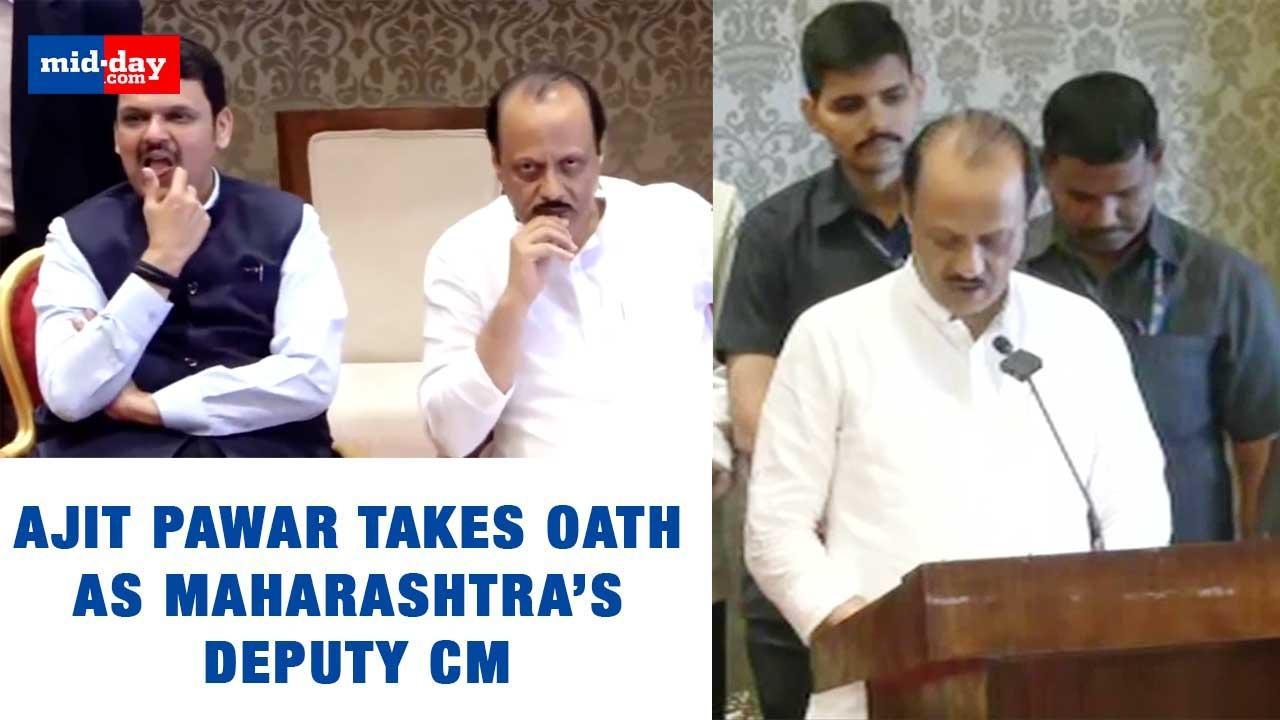Maharashtra Political Crisis: Ajit Pawar takes oath as Maharashtra’s Deputy CM