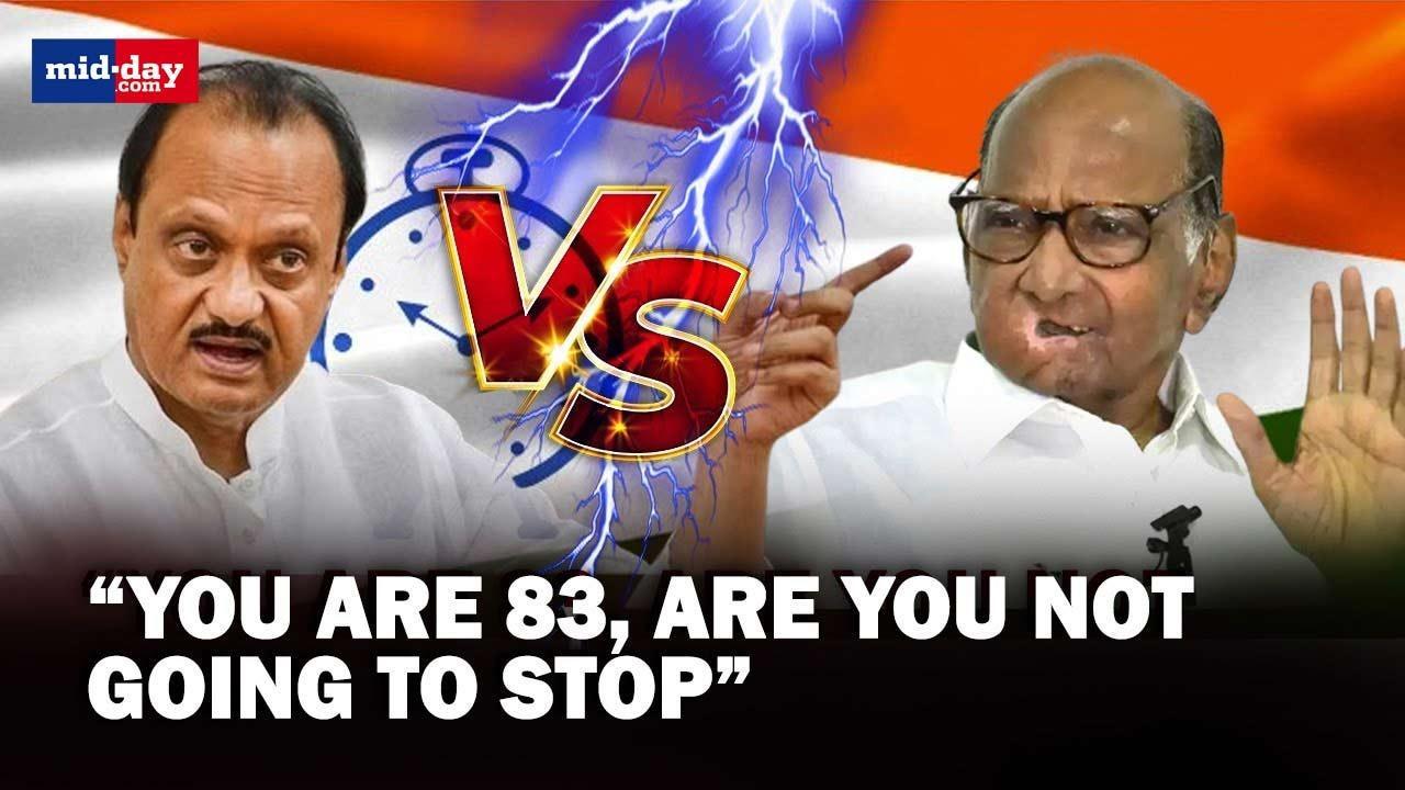 'When will you stop?', Ajit Pawar asks 83-year-old Sharad Pawar