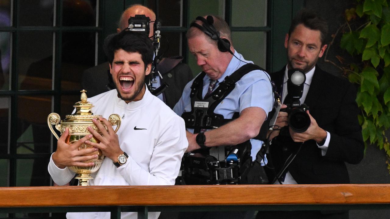 Instead of Djokovic, a 36-year-old from Serbia, becoming the oldest male champion at Wimbledon in the Open era, Alcaraz, a 20-year-old from Spain, became the third-youngest. The age gap between the two was the widest in any men's Slam final since 1974. So Alcaraz had youth on his side, which he also did, of course, when they met at the French Open last month.