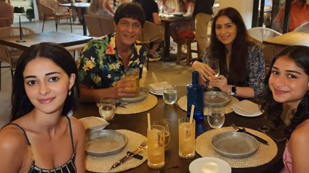 Ananya Panday steps out for family dinner, see pics