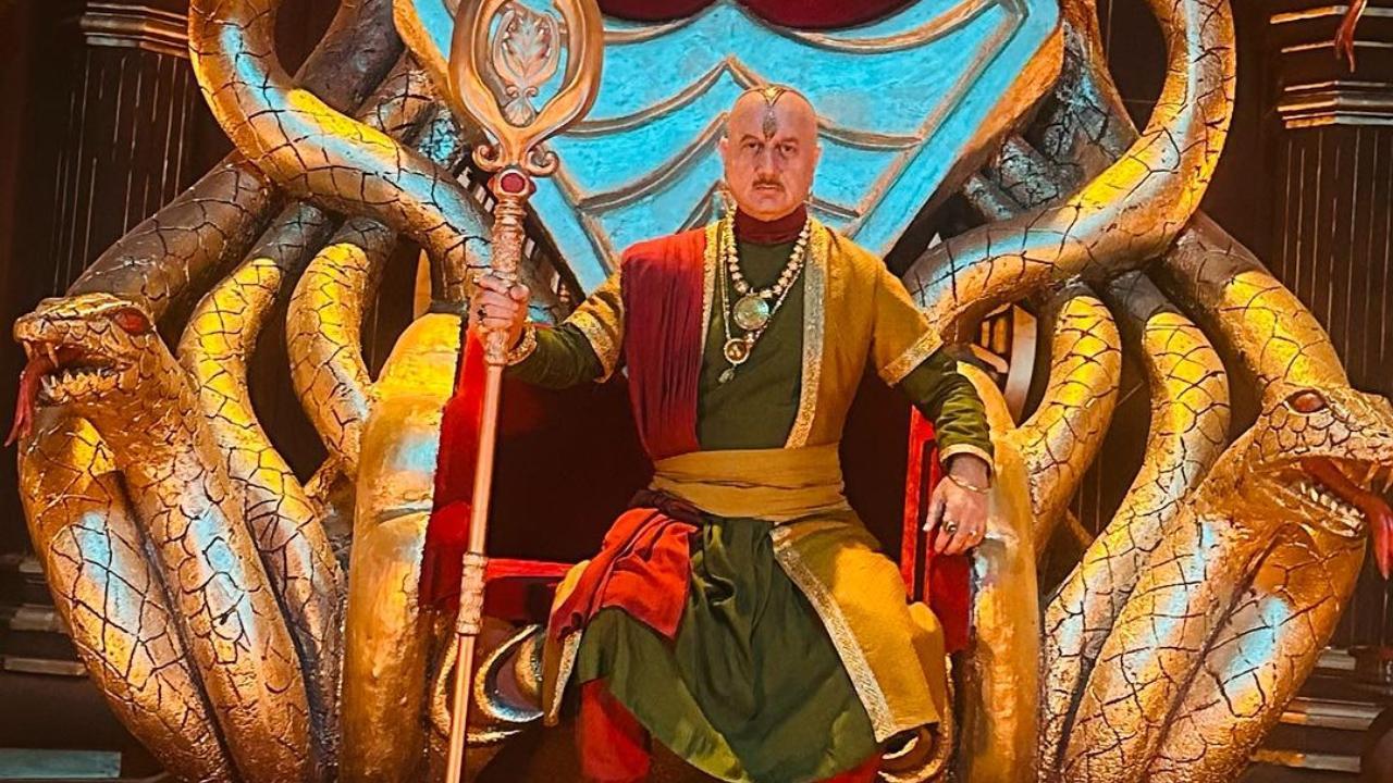 Anupam Kher's 539th film will be a multi-language fantasy film. The actor took to social media to share his first look from the film. Read More