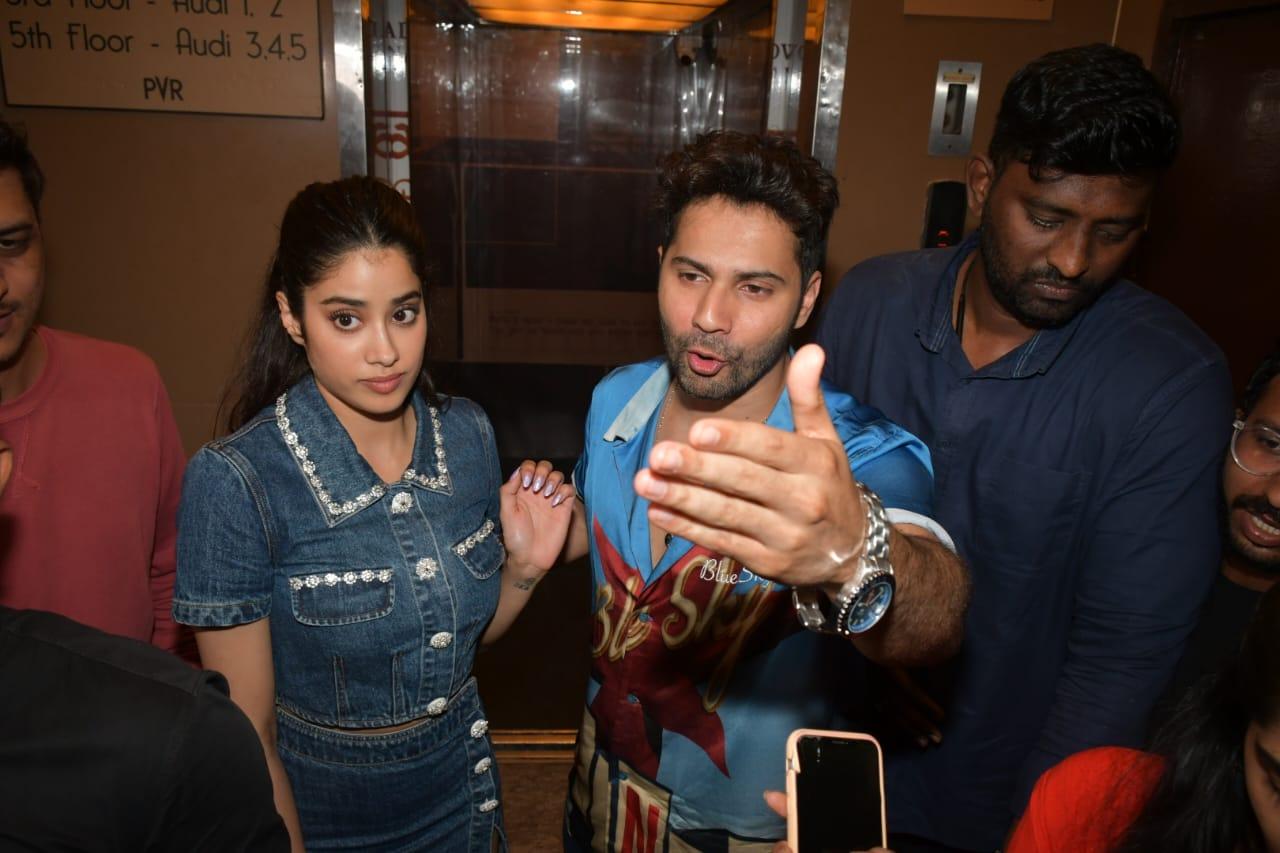 During a recent interview, Varun revealed that he did not speak to Janhvi during the first month of shoot, intentionally. He felt that not knowing each other and being aloof would help with their characters. While director Nitesh Tiwari was aware of this, Janhvi was in the dark about the same