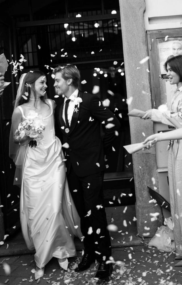 The newlyweds are reportedly also planning a bigger wedding ceremony later this year, which will take place in the US.