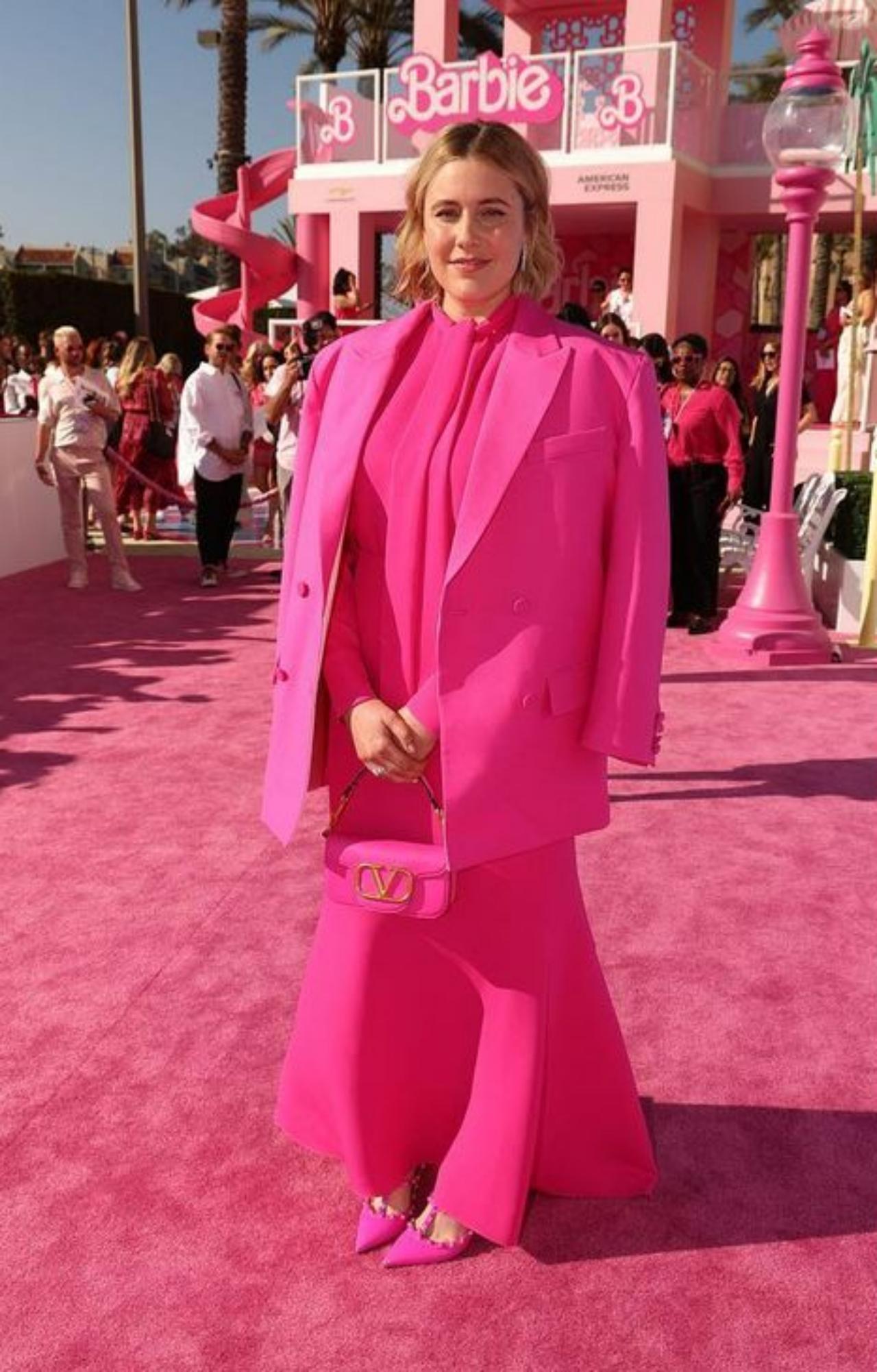 Greta Gerwig has put on quite a show here! She instantly became a trendsetter with her Valentino outfit