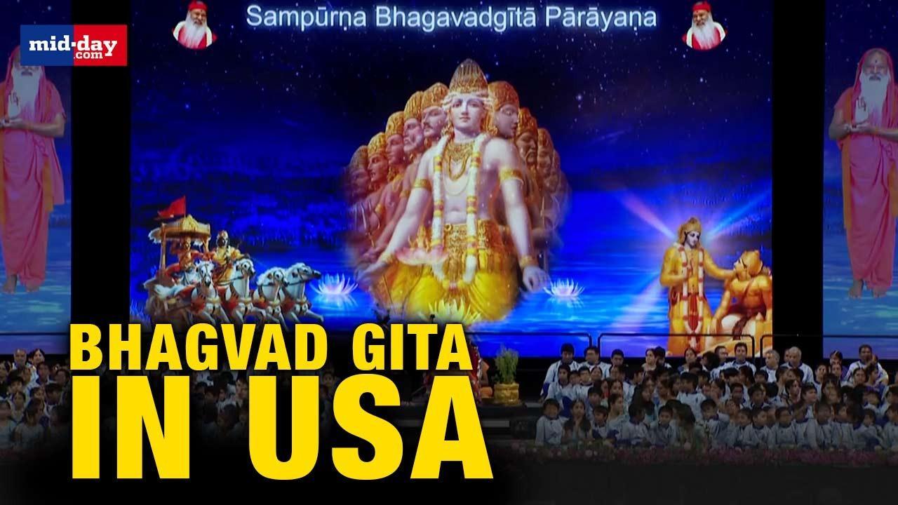 Texas: Ten thousand Indian Americans recite 'Bhagvad Gita' on Guru Purnima