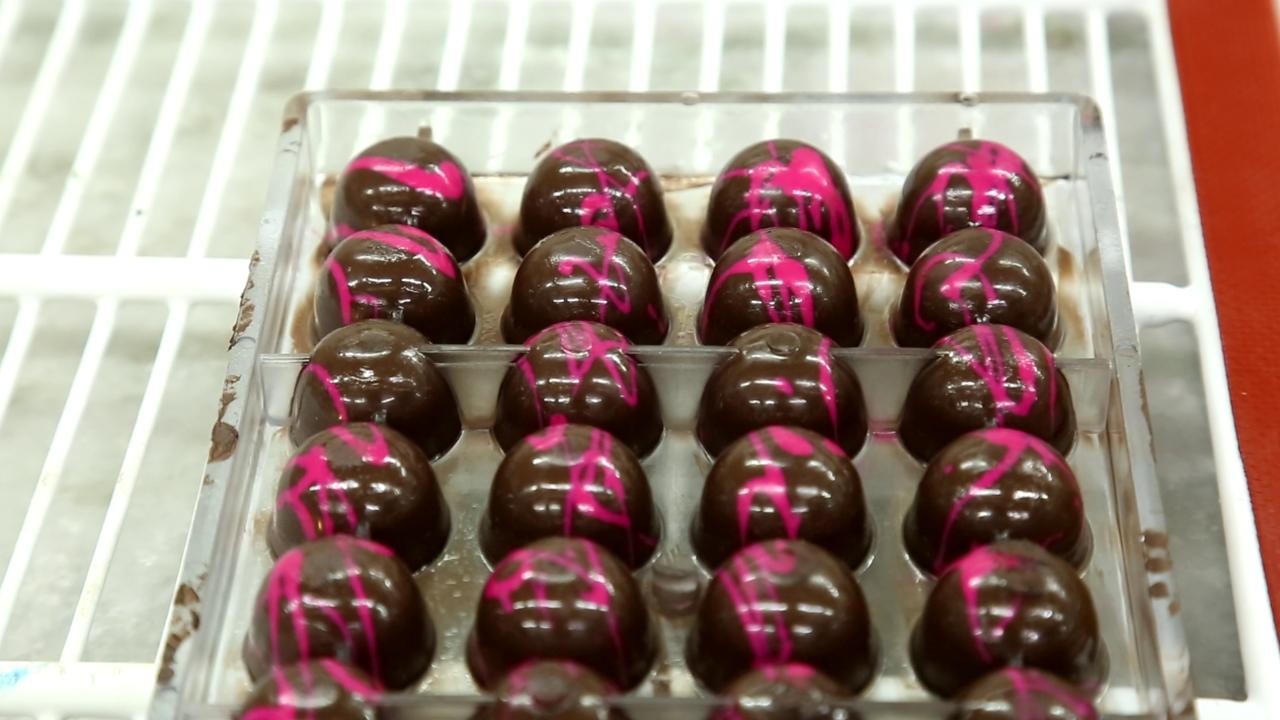 First look of Bonbon chocolates when they are ready