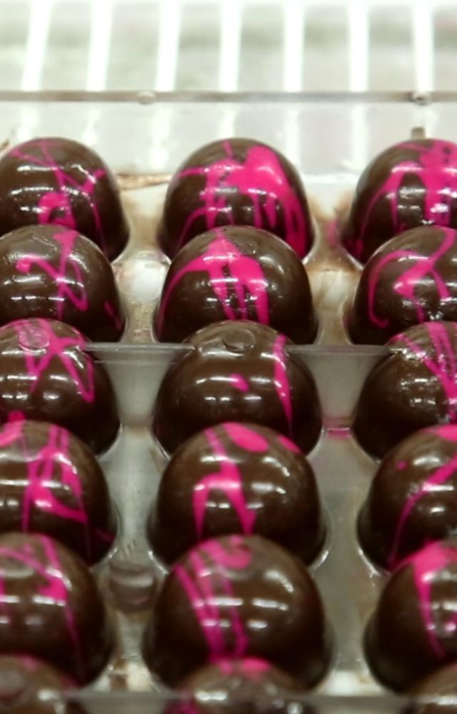 First look of Bonbon chocolates when they are ready
