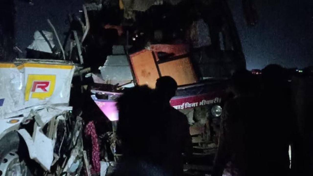 In Photos: Fatal head-on collision between buses claims seven lives in Buldhana