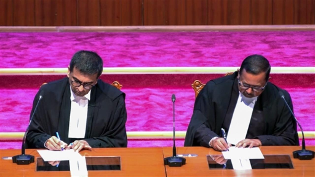 The Collegium in its resolution said that it resolves to recommend the appointments of Justice Ujjal Bhuyan, and Justice S Venkatanarayana Bhatti by following the order of seniority.