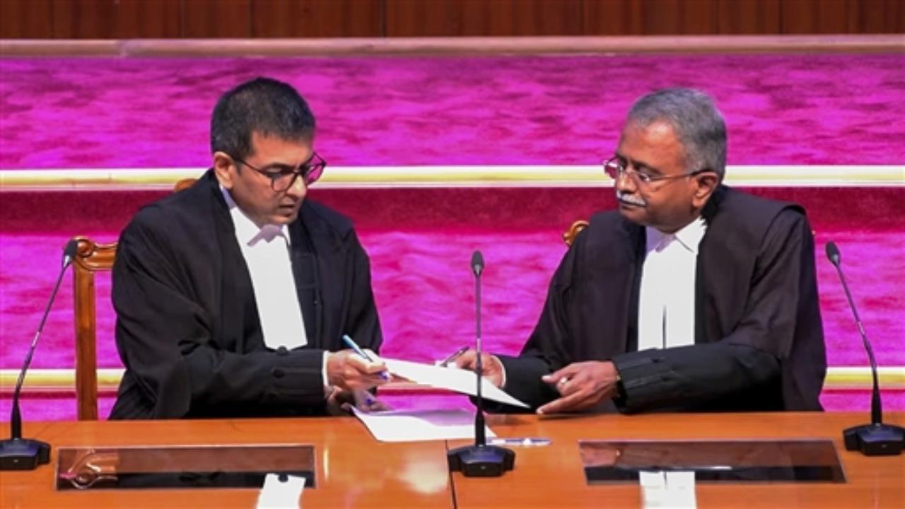 In exercise of the powers conferred by the Constitution of India, the President, after consultation with the Chief Justice of India, is pleased to appoint Justices Ujjal Bhuyan and SV Bhatti Chief as Judges of the Supreme Court of India, the notification issued on Wednesday said.