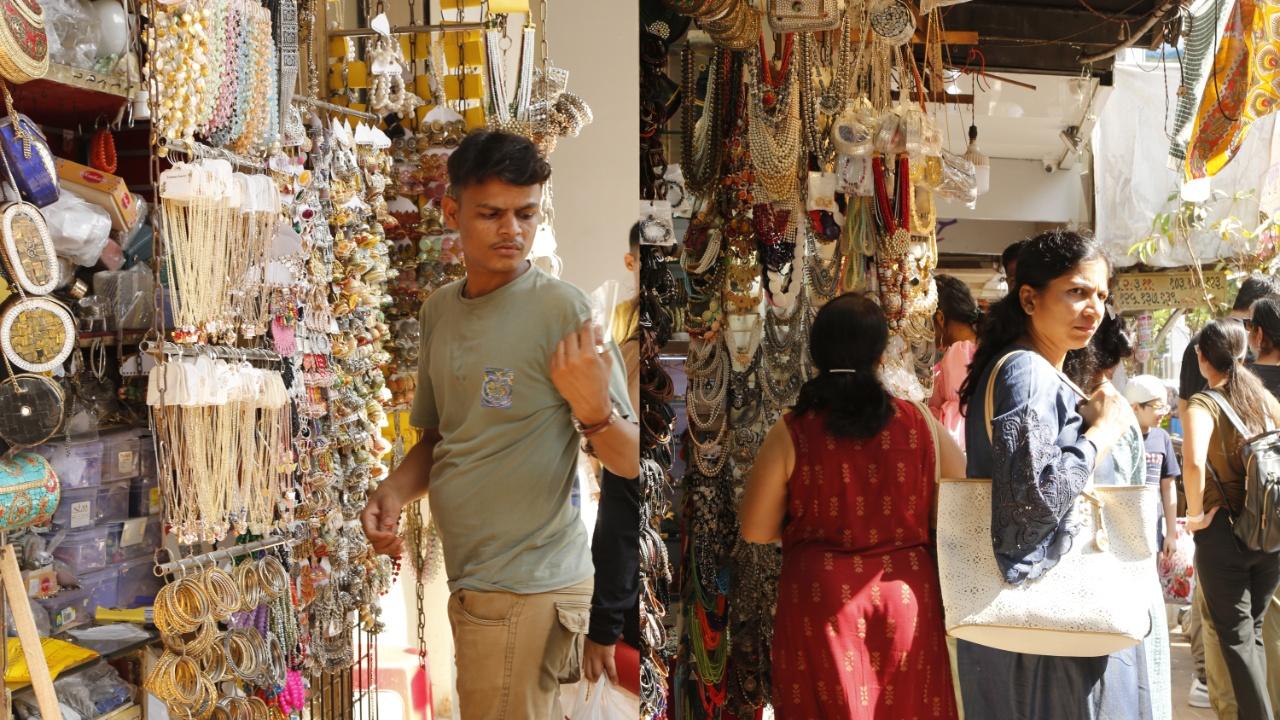 Colaba Causeway offers a wide variety of goods, including clothing, accessories, jewellery, handicrafts, souvenirs, and home decor. You'll find everything from traditional Indian wear to modern fashion, and from trinkets to vintage items