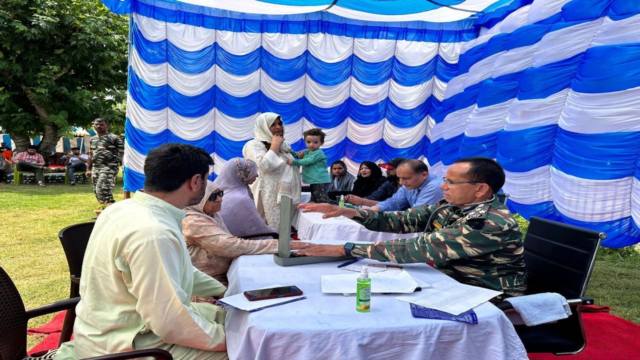 The medical camp, inaugurated by Biplab Sarkar, Commandant of the 117 Battalion CRPF, commenced at 0900 hrs and continued throughout the day, offering essential healthcare services to residents of all age groups. 