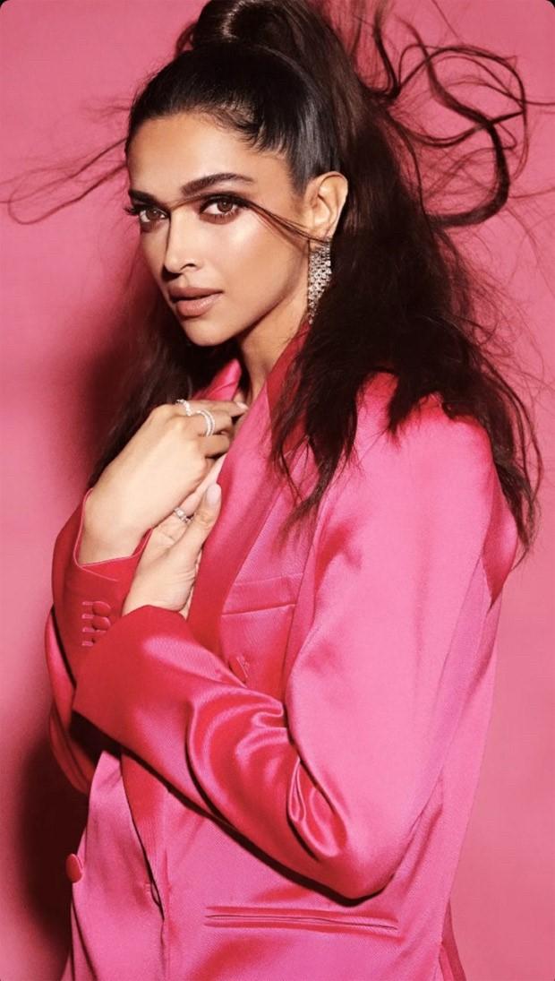 Deepika's pink pantsuit is a statement of modern elegance, setting new fashion standards.