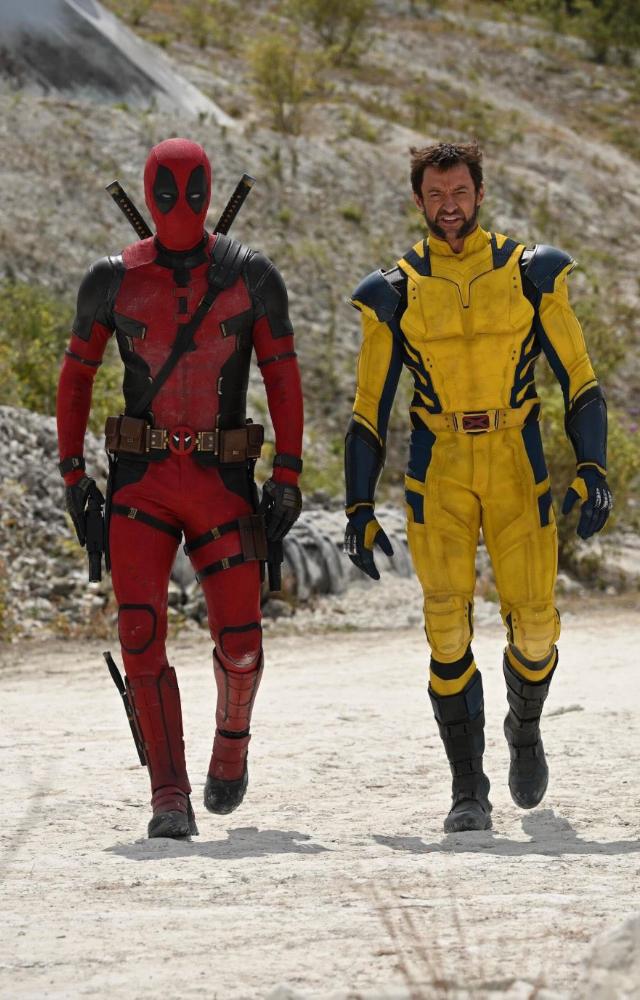 Ryan Reynolds and Hugh Jackman on Monday unveiled the first look from their upcoming action film `Deadpool 3`