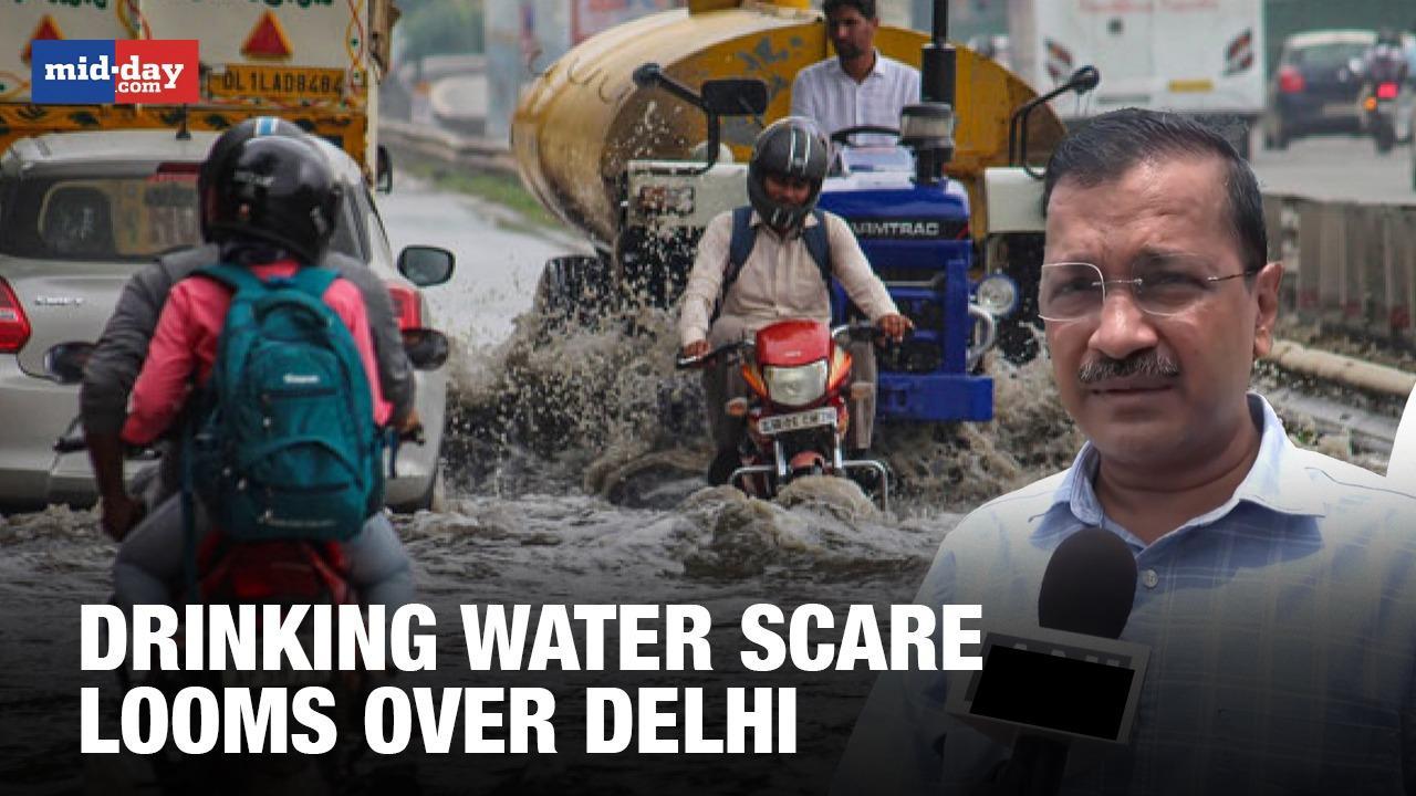 Delhi Rains: CM Kejriwal visits Wazirabad water treatment plant 