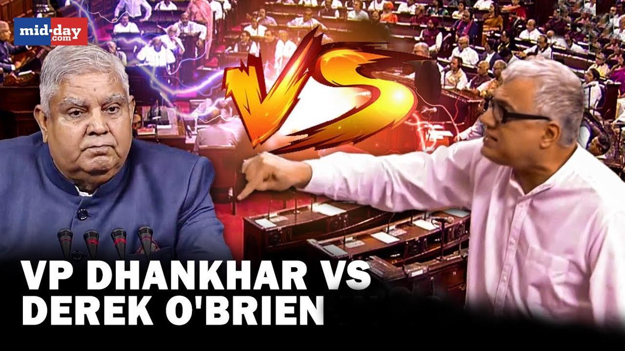 VP Dhankar gets into verbal spat with TMC MP Derek O'brien