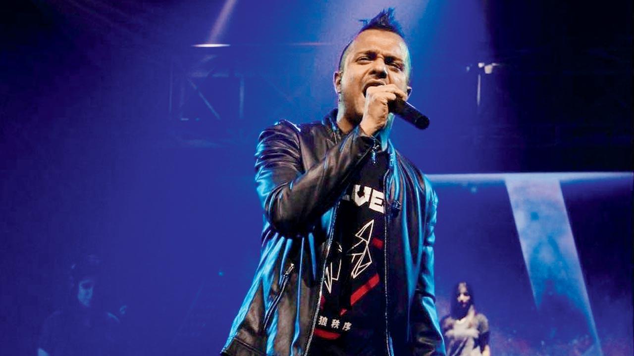 Siddharth Basrur at a previous performance. Pic courtesy/Instagram