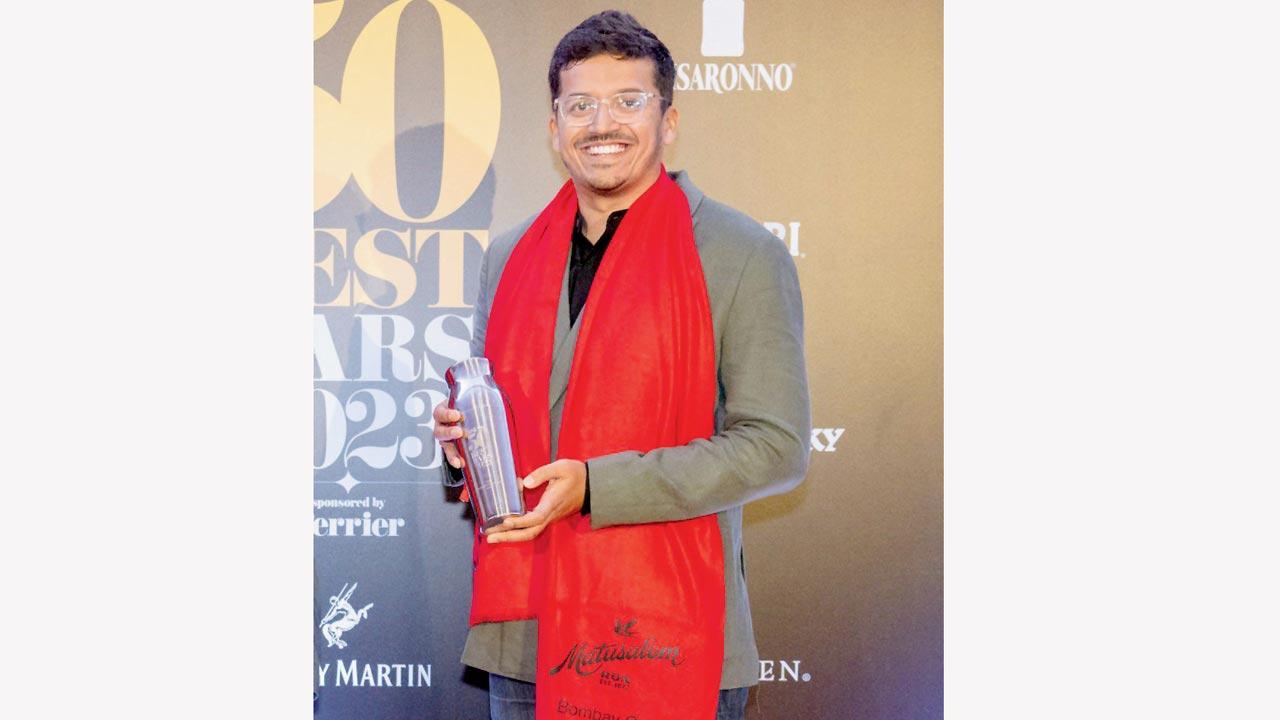 Yash Bhanage in Hong Kong at Asia’s 50 Best Bars Awards Ceremony