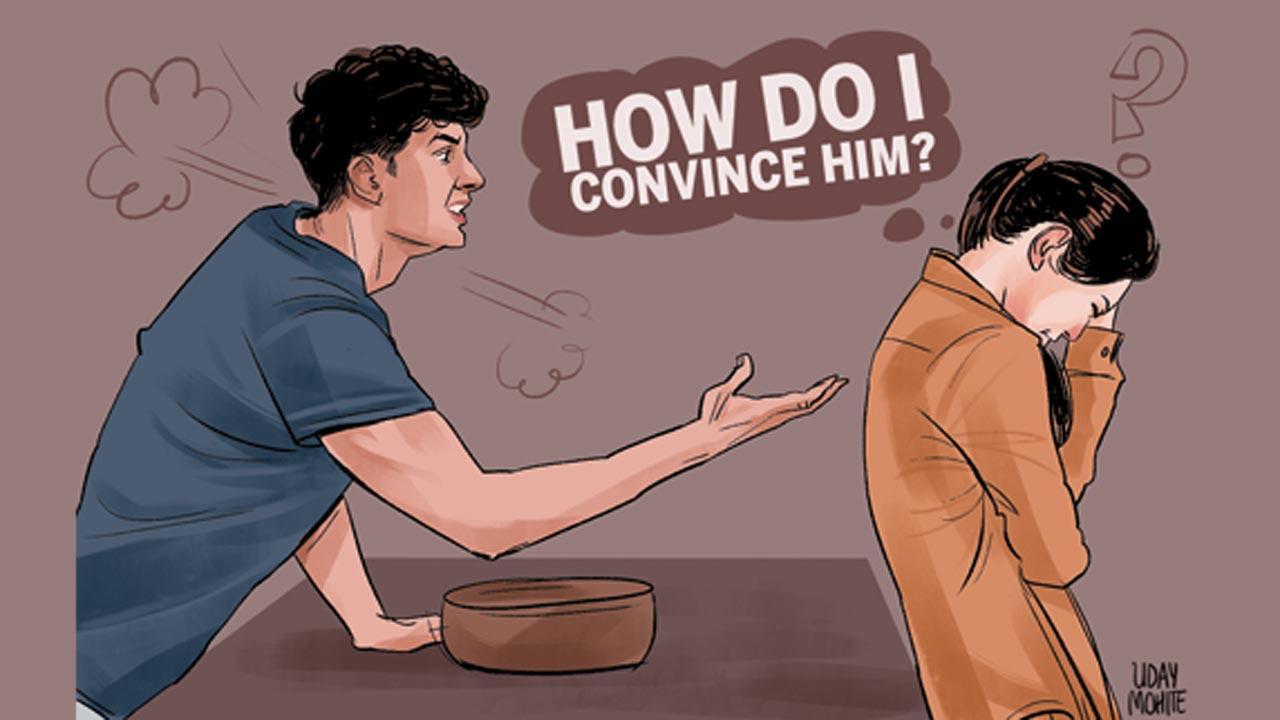 He struggles with his temper!