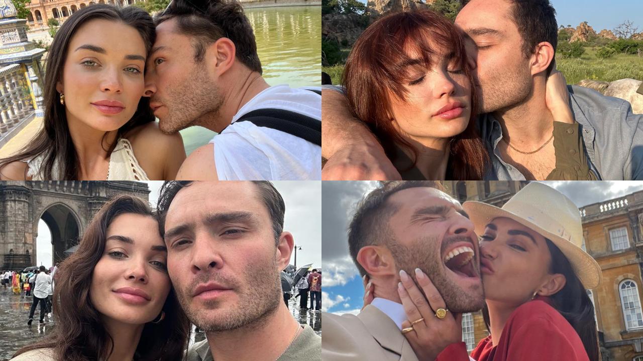 Amy Jackson brings BF Ed Westwick to India, here's a look at couple's love life