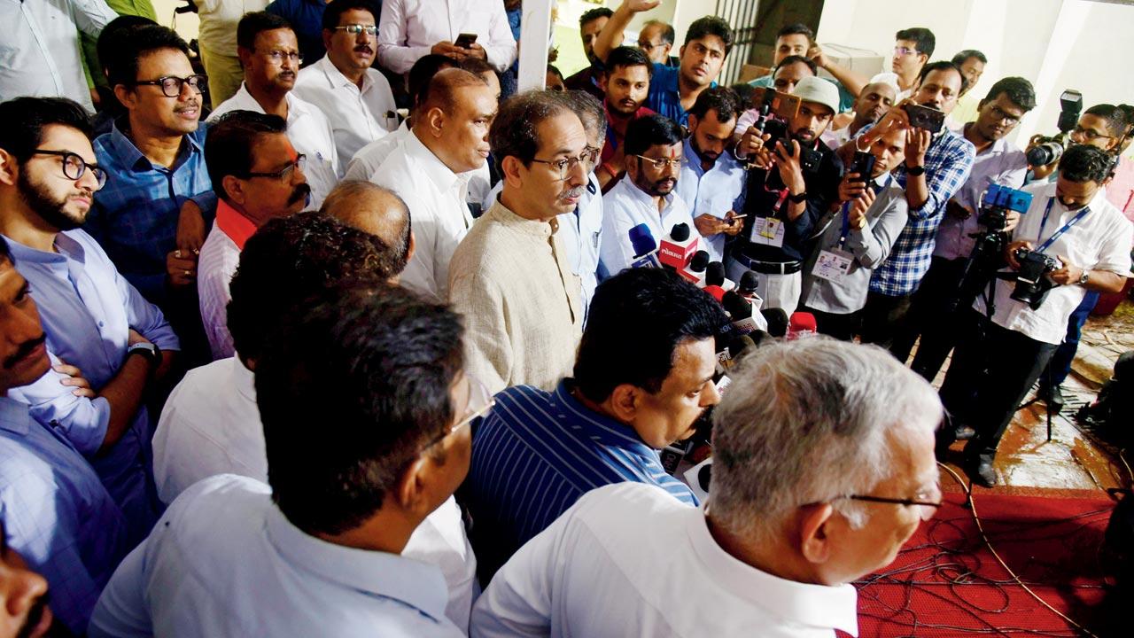 Shiv Sena (UBT) President Uddhav Thackeray also attended the session